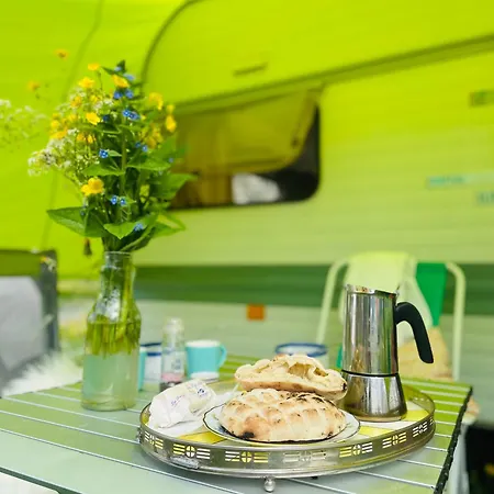 Cute Little Caravan For 2 In Old Orchard Kamp alanı Hem