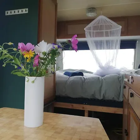 营地 Cute Little Caravan For 2 In Old Orchard Hem